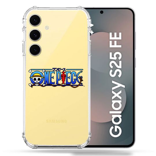 Coque Renforcée Transparente Pour Samsung Galaxy S25 FE One Piece Logo