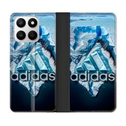 Housse cuir portefeuille Pour Honor 400 smart 5G Adidas Iceberg