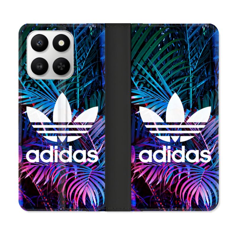 Housse cuir portefeuille Pour Honor 400 smart 5G Adidas Palmier