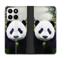 Housse cuir portefeuille Pour Honor 400 smart 5G Animal Panda Color