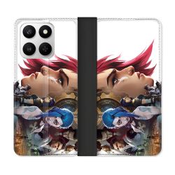 Housse cuir portefeuille Pour Honor 400 smart 5G Arcane Jinx Sœur
