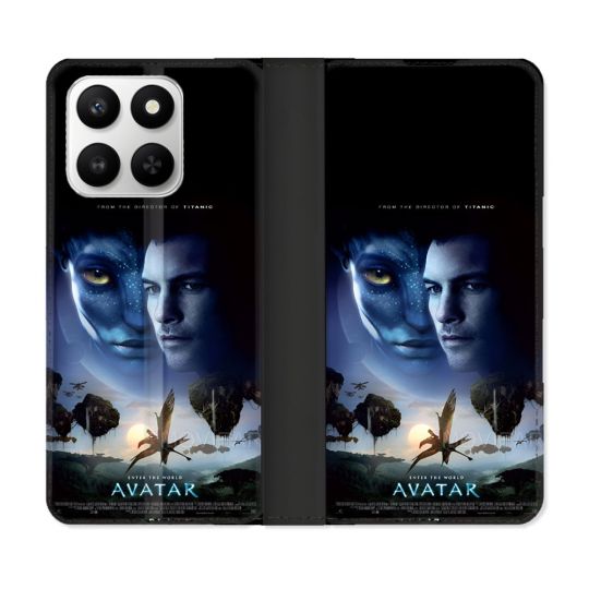 Housse cuir portefeuille Pour Honor 400 smart 5G Avatar