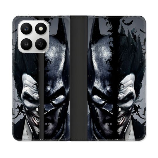 Housse cuir portefeuille Pour Honor 400 smart 5G Batman Joker