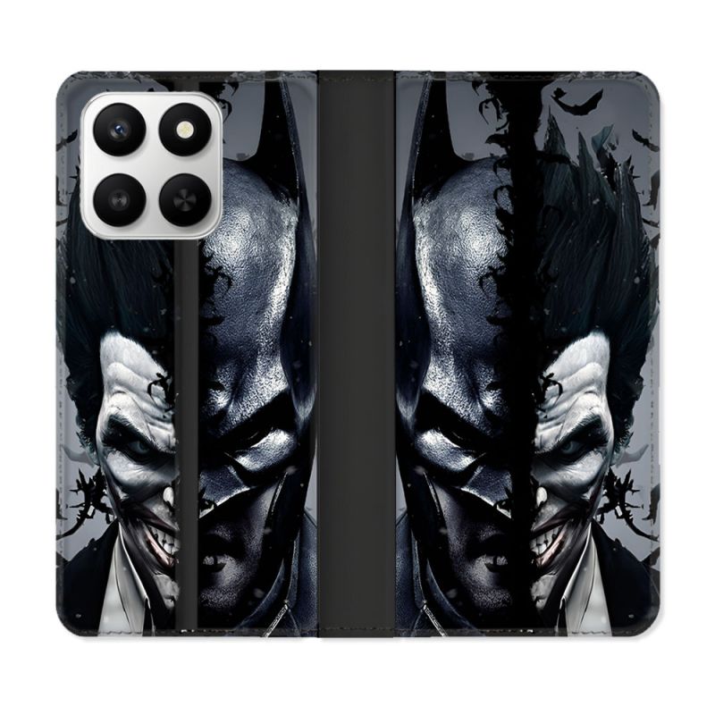 Housse cuir portefeuille Pour Honor 400 smart 5G Batman Joker