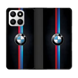 Housse cuir portefeuille Pour Honor 400 smart 5G BMW Logo