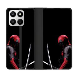 Housse cuir portefeuille Pour Honor 400 smart 5G Deadpool Epee