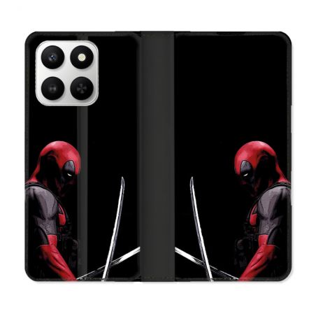 Housse cuir portefeuille Pour Honor 400 smart 5G Deadpool Epee