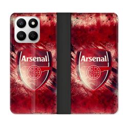 Housse cuir portefeuille Pour Honor 400 smart 5G Foot Arsenal