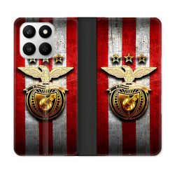 Housse cuir portefeuille Pour Honor 400 smart 5G Foot Benfica