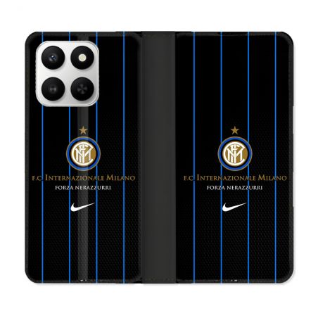 Housse cuir portefeuille Pour Honor 400 smart 5G Foot Inter Milan
