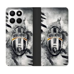 Housse cuir portefeuille Pour Honor 400 smart 5G Foot Juventus Turin