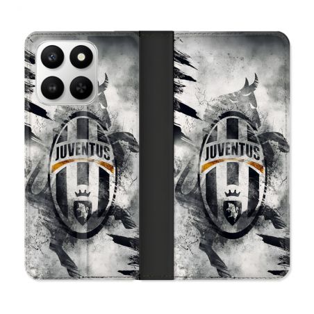 Housse cuir portefeuille Pour Honor 400 smart 5G Foot Juventus Turin