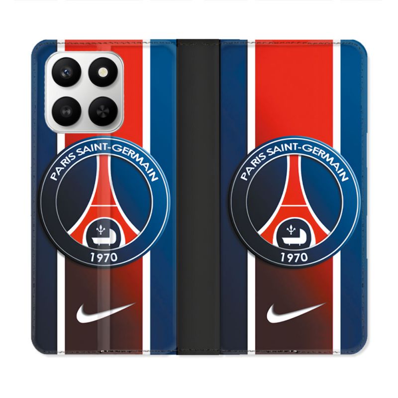 Housse cuir portefeuille Pour Honor 400 smart 5G Foot PSG 1970