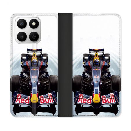 Housse cuir portefeuille Pour Honor 400 smart 5G Formule 1 F1 Red Bull