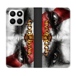Housse cuir portefeuille Pour Honor 400 smart 5G God Of War GOW