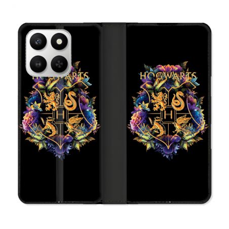 Housse cuir portefeuille Pour Honor 400 smart 5G Harry Potter Hogwarts