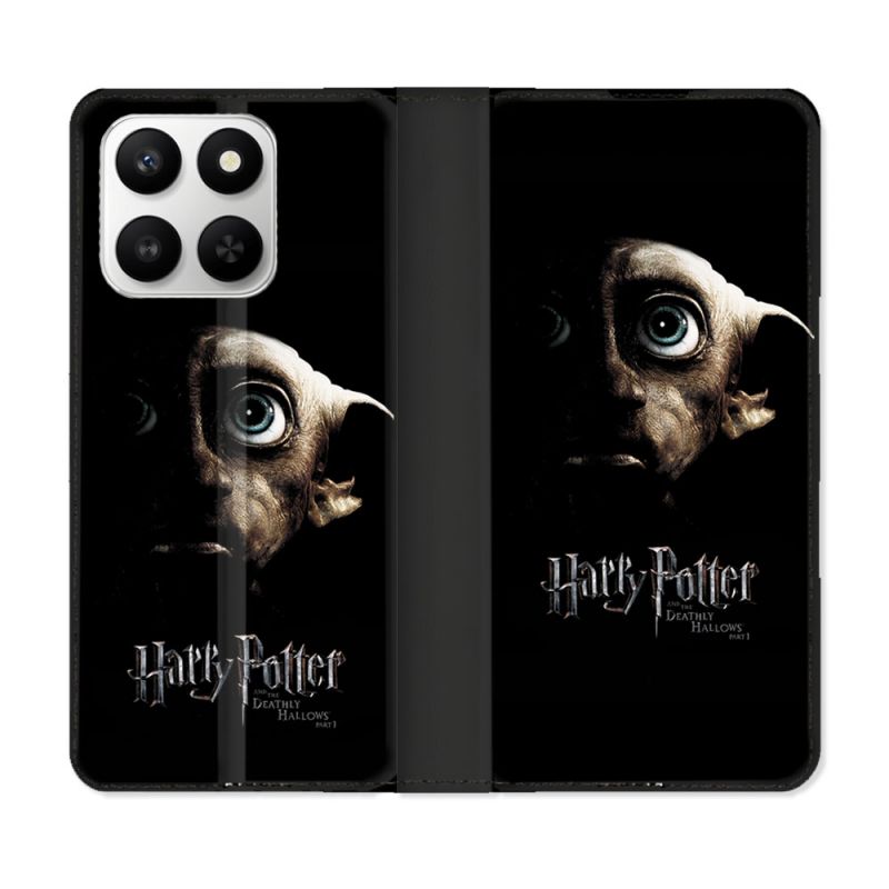 Housse cuir portefeuille Pour Honor 400 smart 5G Harry Potter Hollows Dobby