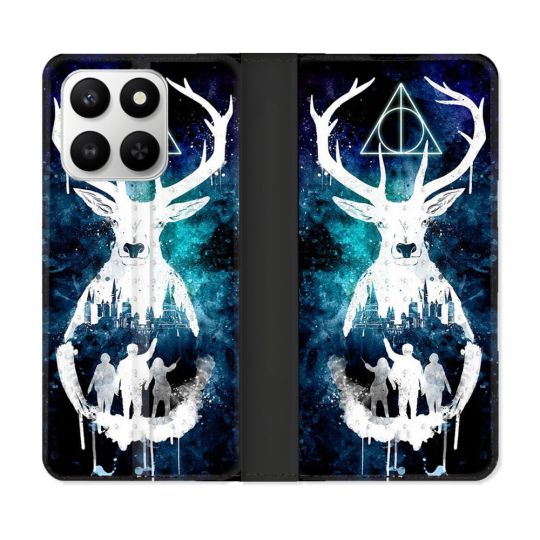 Housse cuir portefeuille Pour Honor 400 smart 5G Harry Potter Patronome