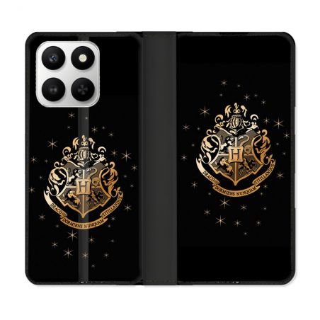 Housse cuir portefeuille Pour Honor 400 smart 5G Harry Potter Poudlard