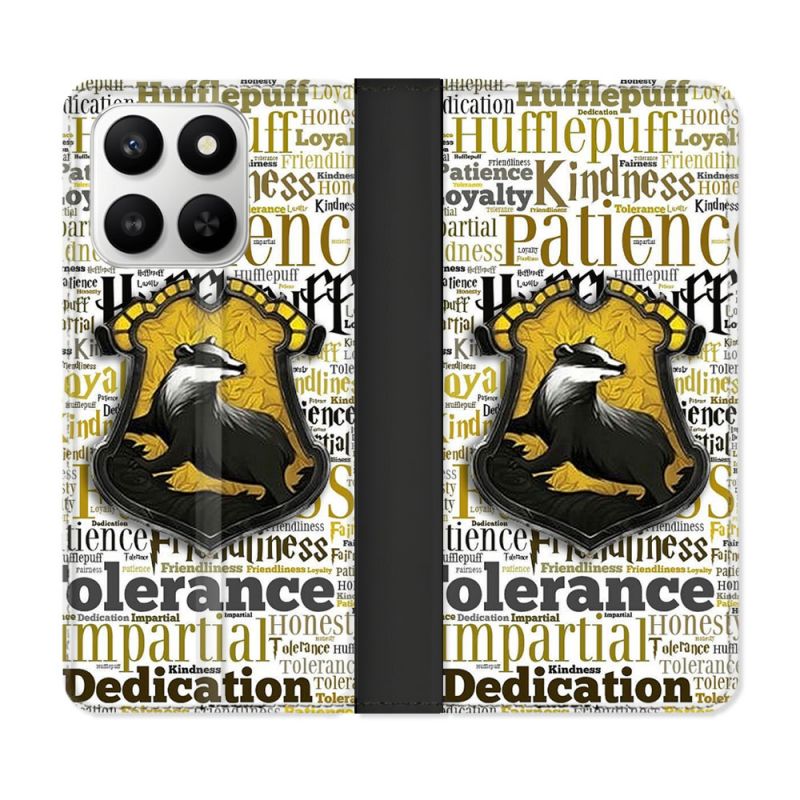 Housse cuir portefeuille Pour Honor 400 smart 5G Harry Potter Poursouffle