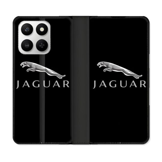 Housse cuir portefeuille Pour Honor 400 smart 5G Jaguar