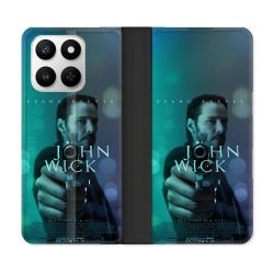Housse cuir portefeuille Pour Honor 400 smart 5G John Wick