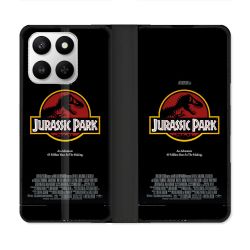 Housse cuir portefeuille Pour Honor 400 smart 5G Jurassic Park Affiche