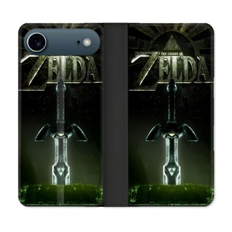 Housse cuir portefeuille Pour Iphone 17 Air Zelda