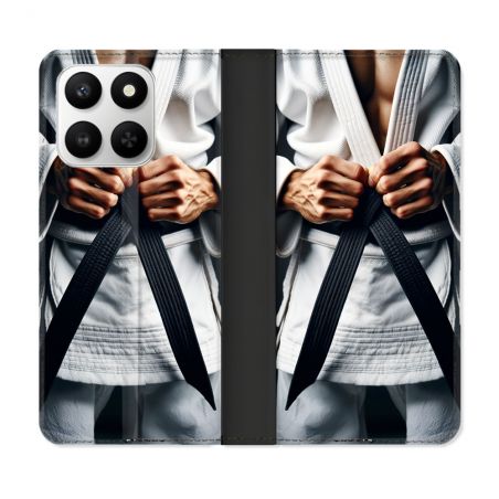 Housse cuir portefeuille Pour Honor 400 smart 5G Kimono Ceinture