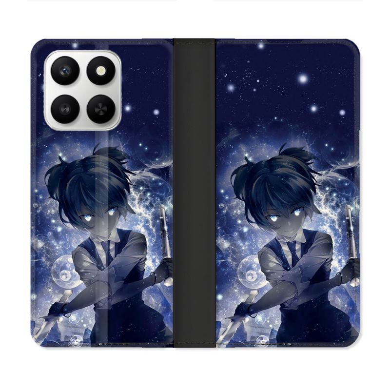 Housse cuir portefeuille Pour Honor 400 smart 5G Manga Assassination Classroom Nagisa