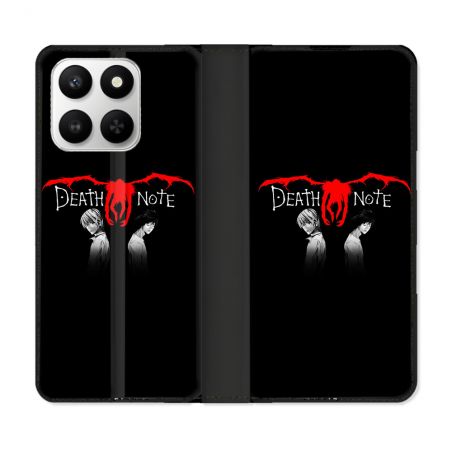 Housse cuir portefeuille Pour Honor 400 smart 5G Manga Death Note Noir