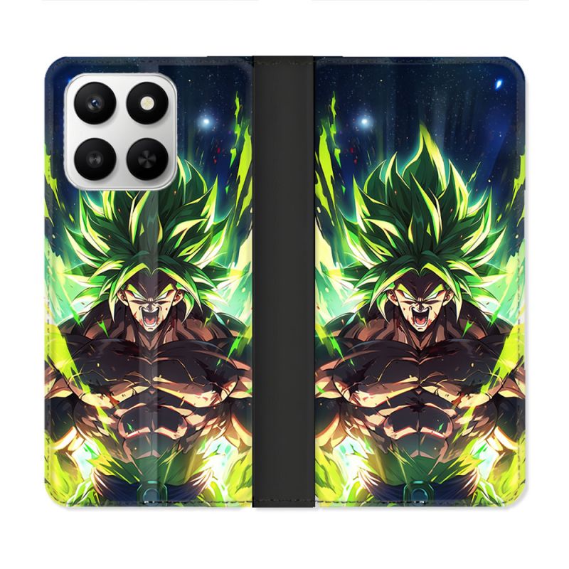 Housse cuir portefeuille Pour Honor 400 smart 5G Manga Dragon Ball Broly