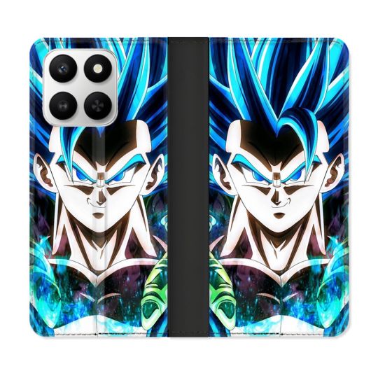 Housse cuir portefeuille Pour Honor 400 smart 5G Manga Dragon Ball Gogeta Visage