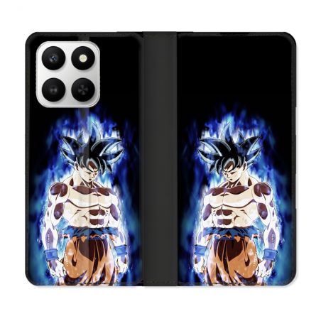 Housse cuir portefeuille Pour Honor 400 smart 5G Manga Dragon Ball Sangoku Noir