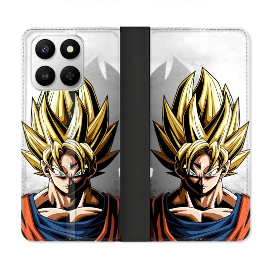 Housse cuir portefeuille Pour Honor 400 smart 5G Manga Dragon Ball Sangoku Portrait