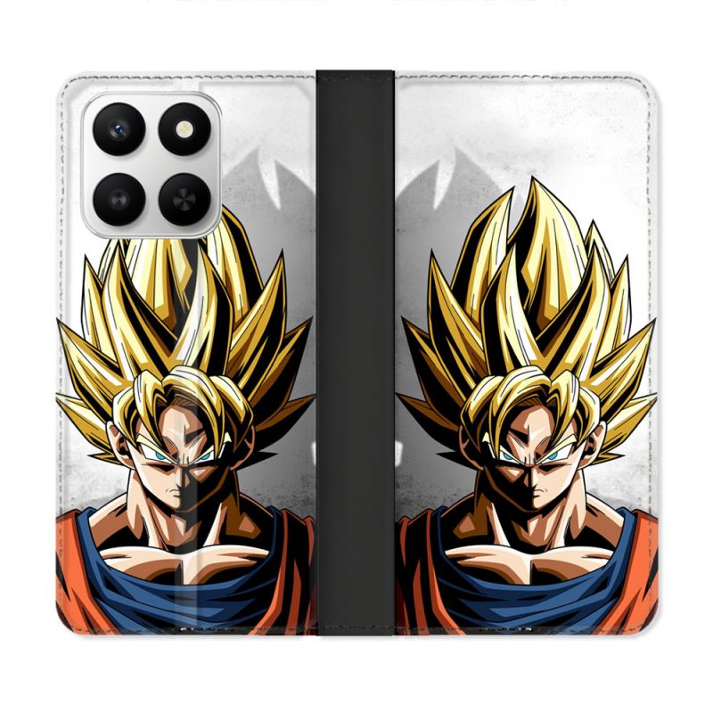 Housse cuir portefeuille Pour Honor 400 smart 5G Manga Dragon Ball Sangoku Portrait
