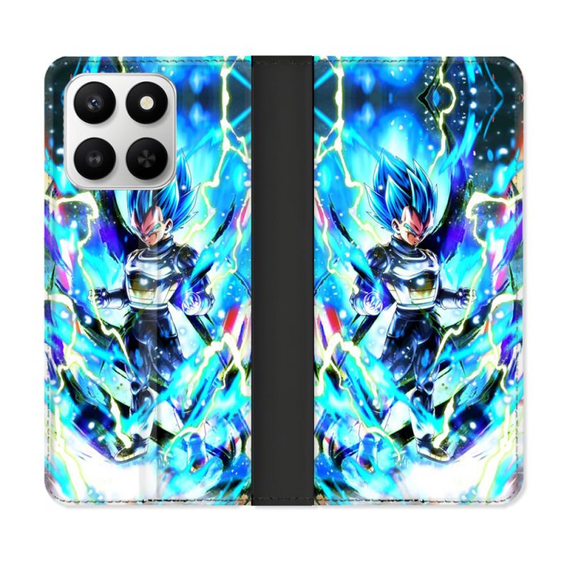 Housse cuir portefeuille Pour Honor 400 smart 5G Manga Dragon Ball Vegeta Bleu