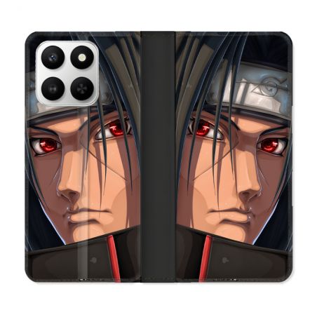 Housse cuir portefeuille Pour Honor 400 smart 5G Manga Naruto Itachi Visage