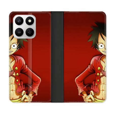 Housse cuir portefeuille Pour Honor 400 smart 5G Manga One Piece Luffy