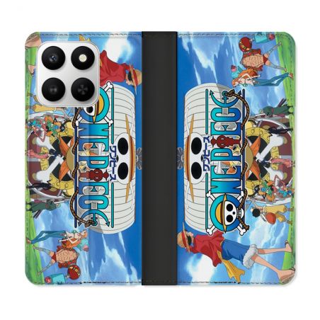 Housse cuir portefeuille Pour Honor 400 smart 5G Manga One Piece Sunny