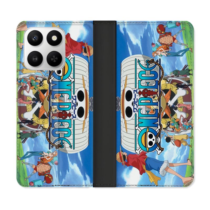 Housse cuir portefeuille Pour Honor 400 smart 5G Manga One Piece Sunny