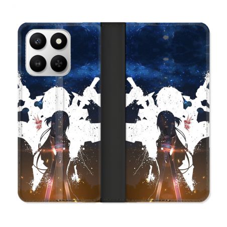 Housse cuir portefeuille Pour Honor 400 smart 5G Manga SAO sword Art Online Asuna