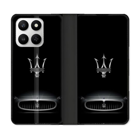 Housse cuir portefeuille Pour Honor 400 smart 5G Maserati