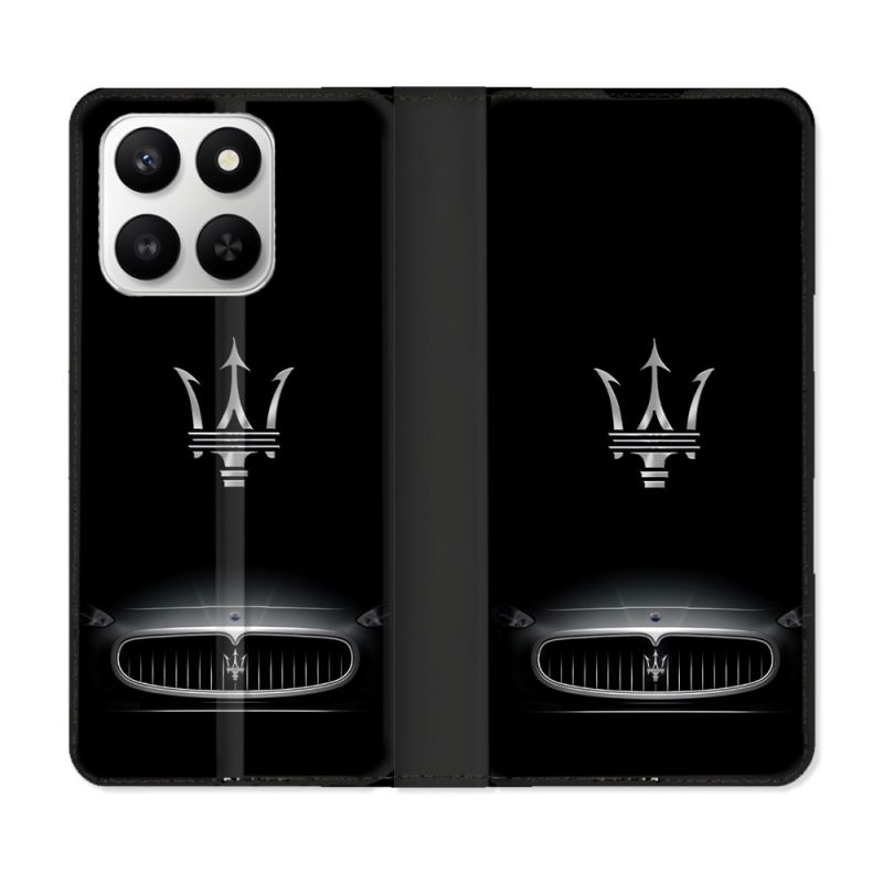 Housse cuir portefeuille Pour Honor 400 smart 5G Maserati