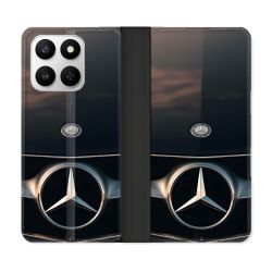 Housse cuir portefeuille Pour Honor 400 smart 5G Mercedes Calendre