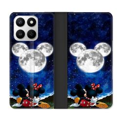 Housse cuir portefeuille Pour Honor 400 smart 5G Mickey Minnie