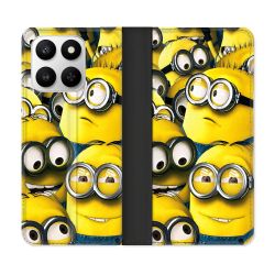 Housse cuir portefeuille Pour Honor 400 smart 5G Minions Groupe