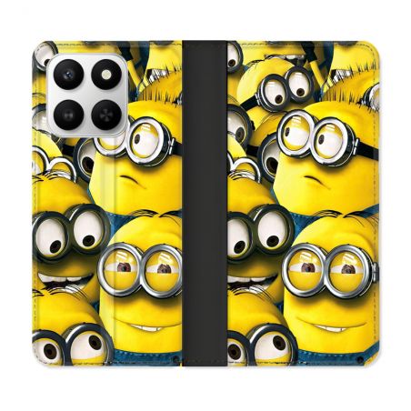 Housse cuir portefeuille Pour Honor 400 smart 5G Minions Groupe