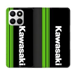 Housse cuir portefeuille Pour Honor 400 smart 5G Moto Kawasaki