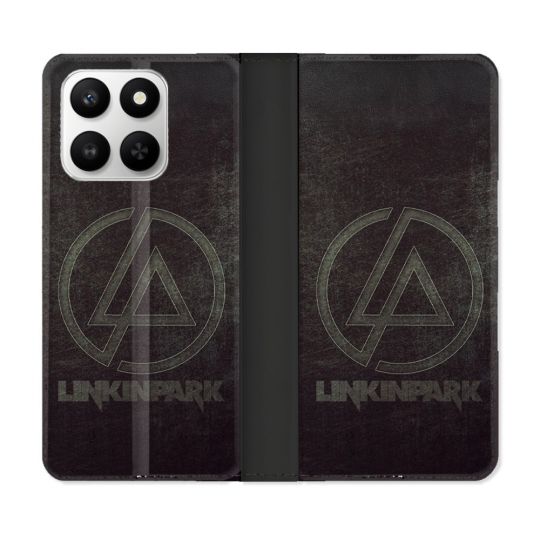 Housse cuir portefeuille Pour Honor 400 smart 5G Musique Rock Linkin Park